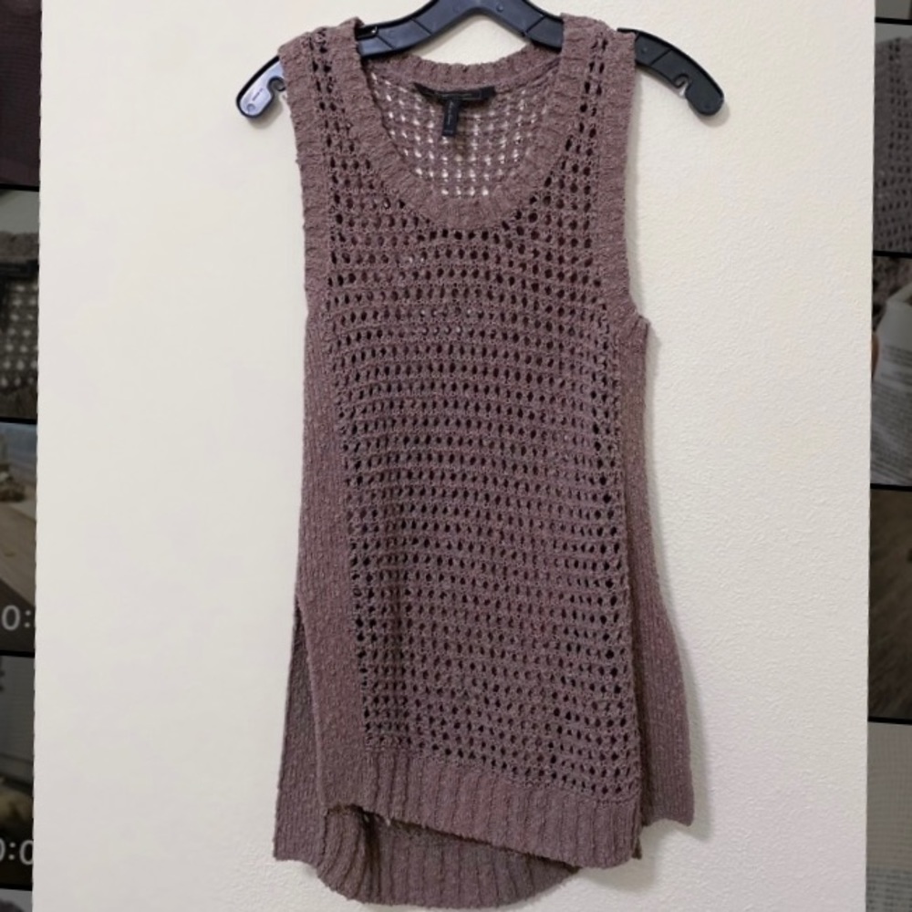 BCBG MAXZAZRIA Sandi High Low Knit Top